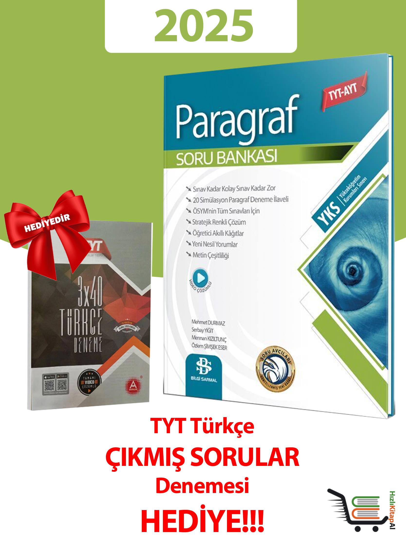 2025 Model Paragraf Soru Bankası Çıkmış Sorular Denemesi HEDİYELİ!