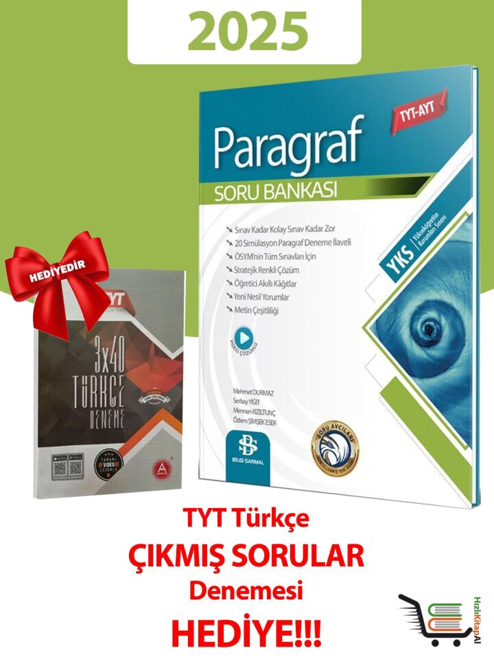 2025 Model Paragraf Soru Bankası Çıkmış Sorular Denemesi HEDİYELİ!