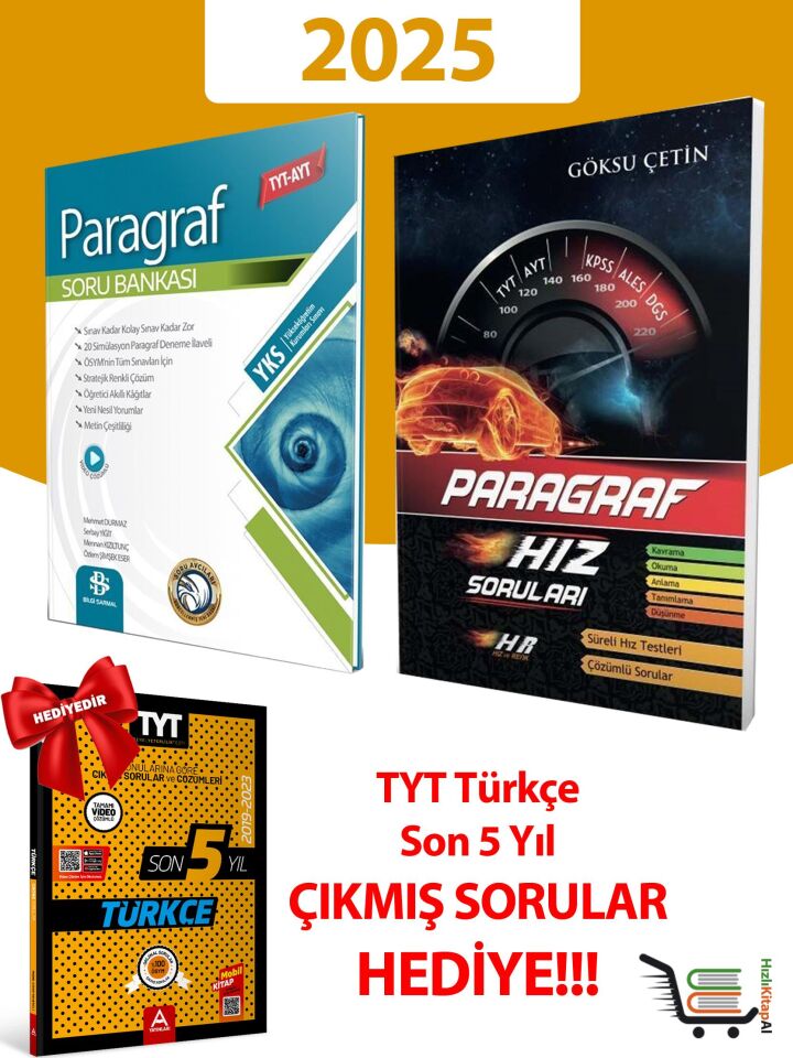 2025 Model Paragraf Set son 5 yılın çıkmış soruları hediye