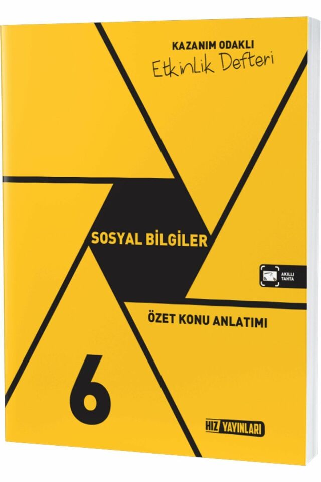 Hız 6. Sınıf Sosyal Bilgiler Etkinlik Defteri
