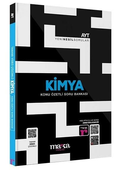 Marka AYT Kimya Konu Özetli Yeni Nesil Video Çözümlü Soru Bankası