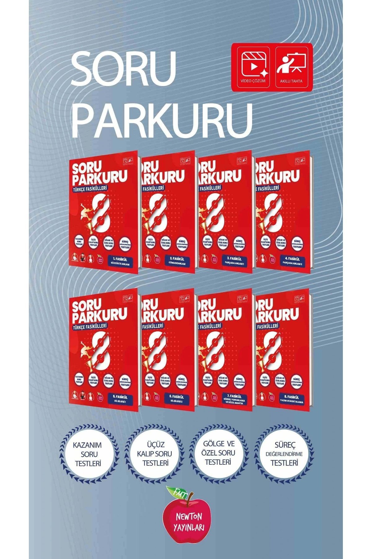 Newton 8. Sınıf Türkçe Soru Parkuru Seti