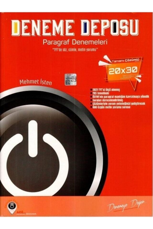 Acil Tyt Paragraf Deneme Deposu Yeni