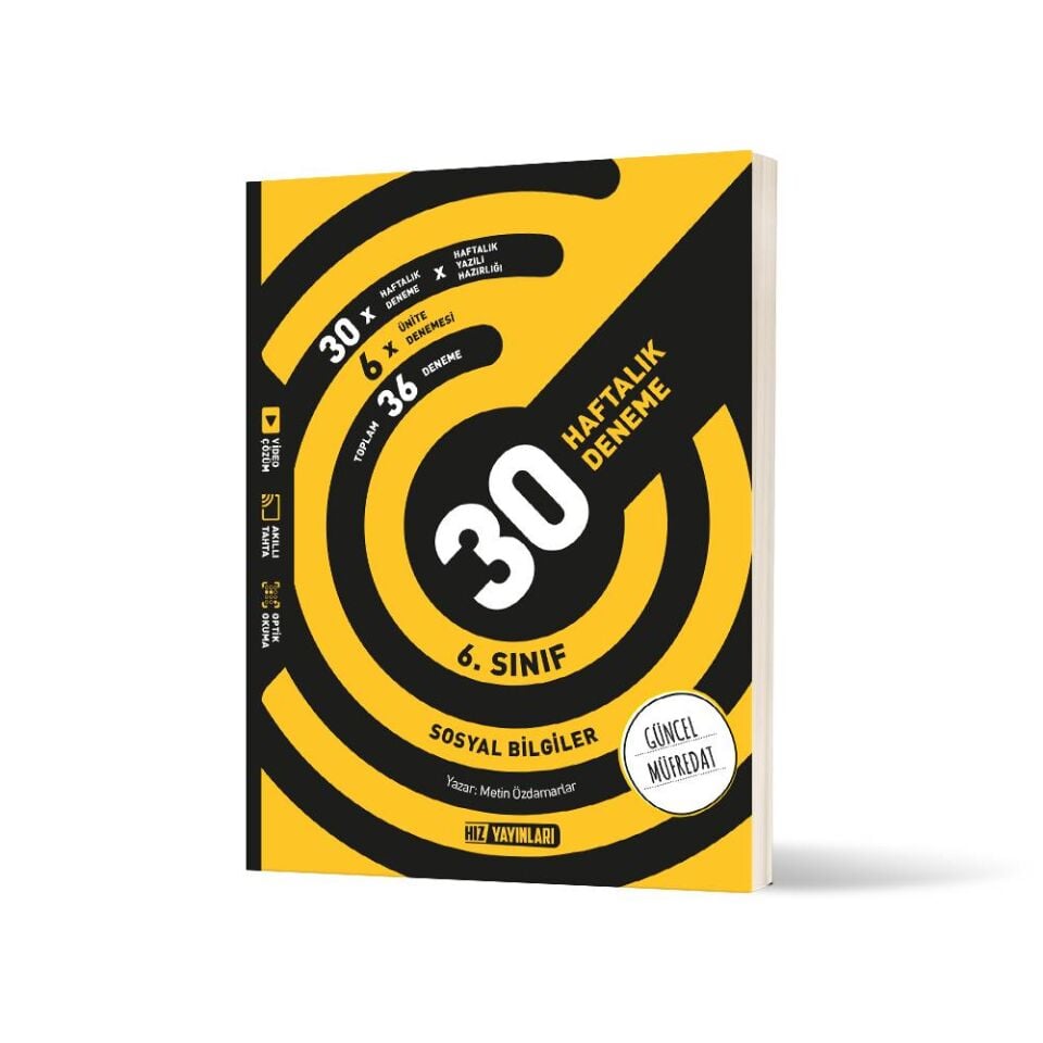 Hız 6. Sınıf Sosyal Bilgiler Haftalık Deneme