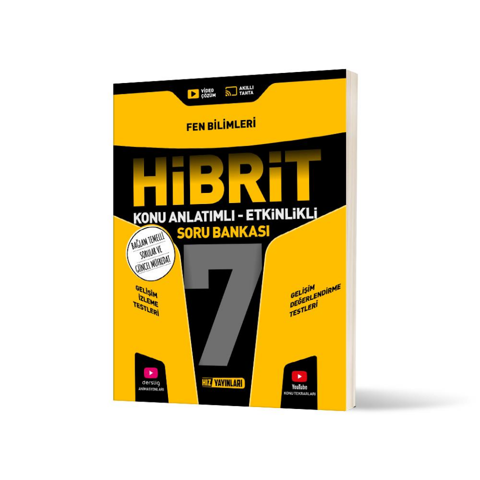 7. Sınıf Hibrit Fen Bilimleri Soru Bankası-Bağlam Temelli Sorular ve Güncel Müftedat