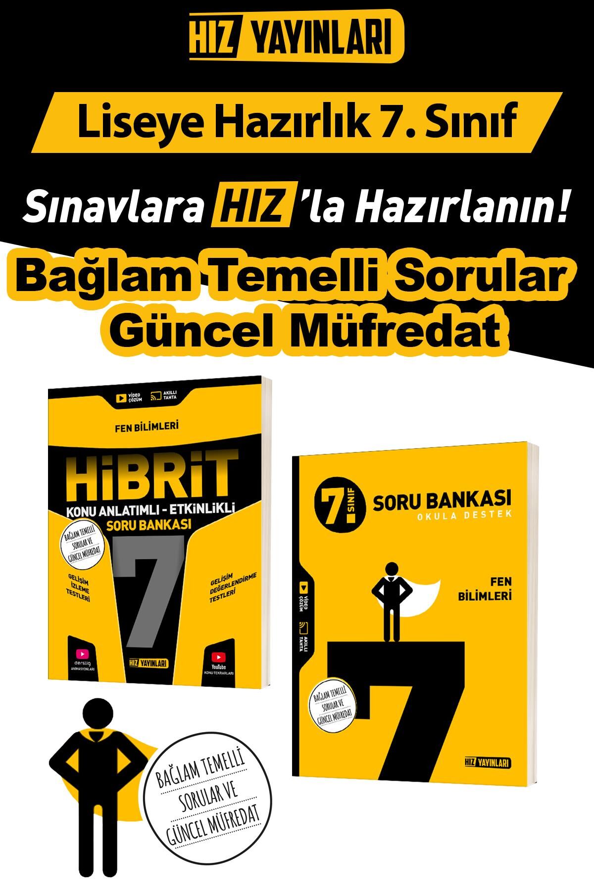 7. Sınıf Fen Bilimleri Soru Bankası ve Hibrit Seti 2027 Model