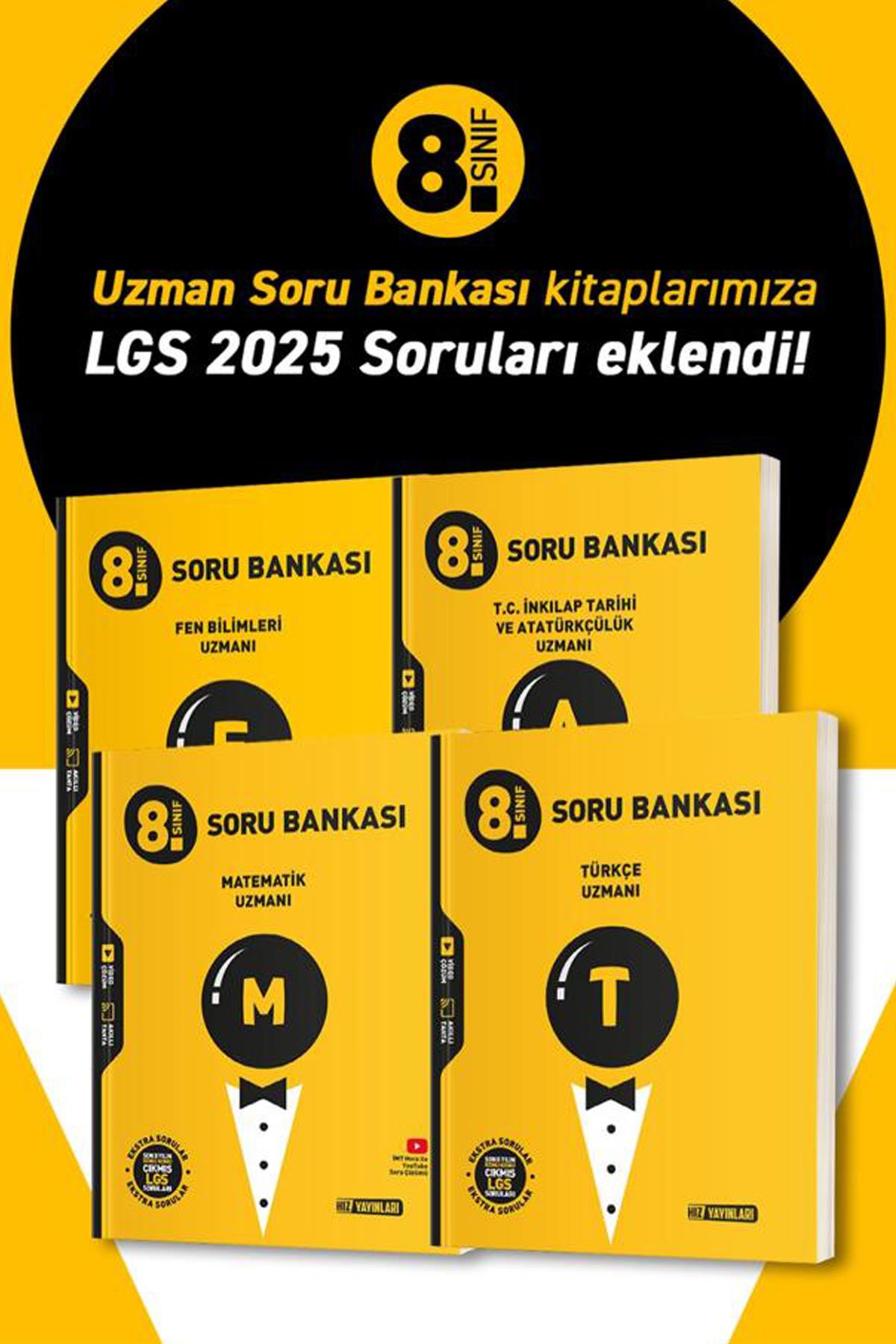 8. Sınıf Uzman Soru Bankası Seti 4 kaynak