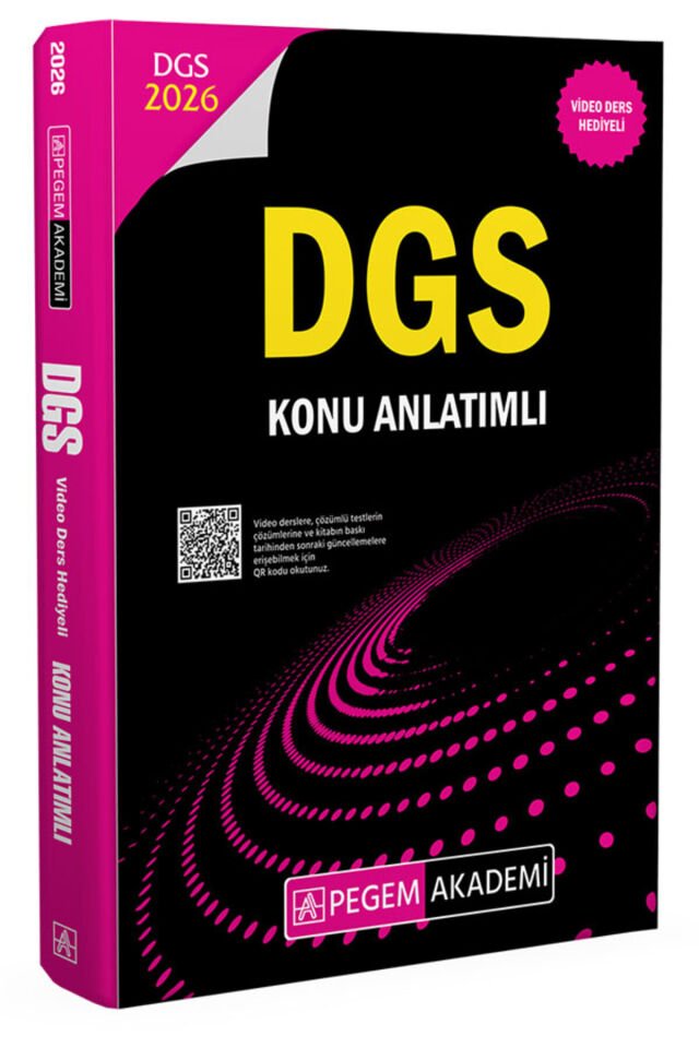 Pegem DGS Konu Anlatımlı
