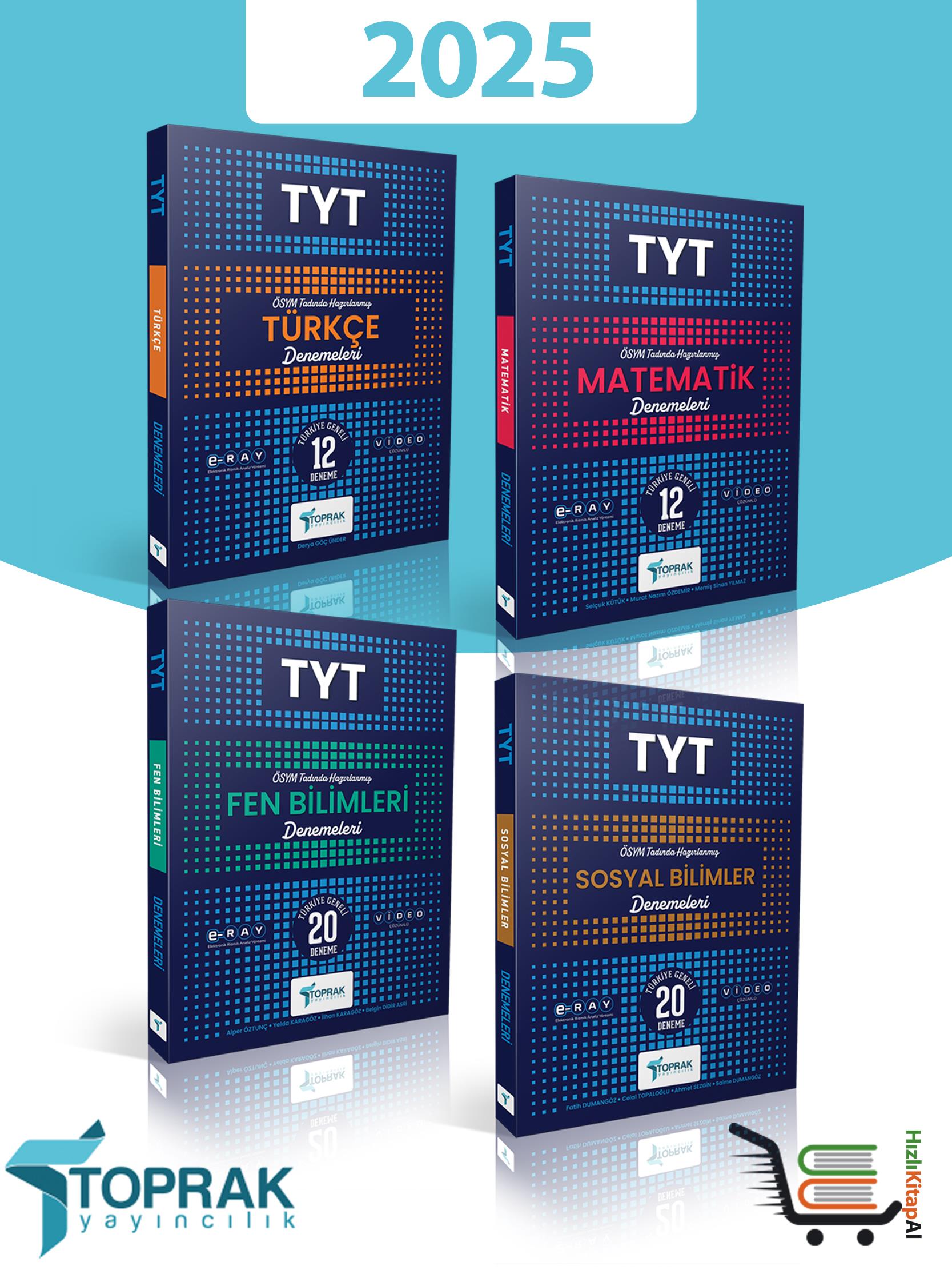 2025 Model TYT Türkçe-Matematik-Fen ve Sosyal Bilimler Deneme Seti