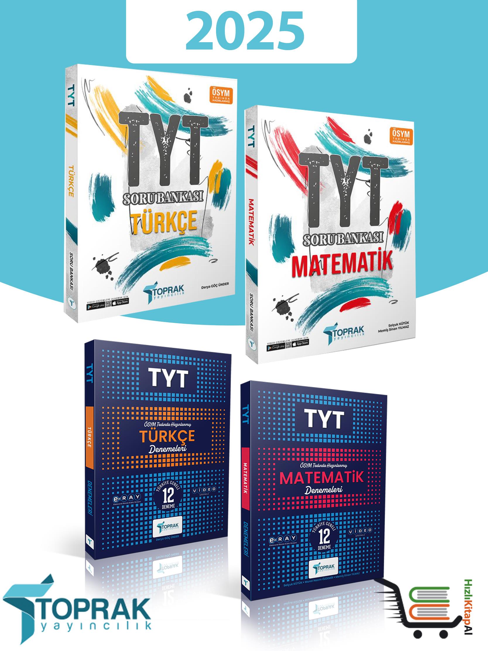 2025 Model TYT Türkçe-Matematik Soru Bankası ve Deneme Seti