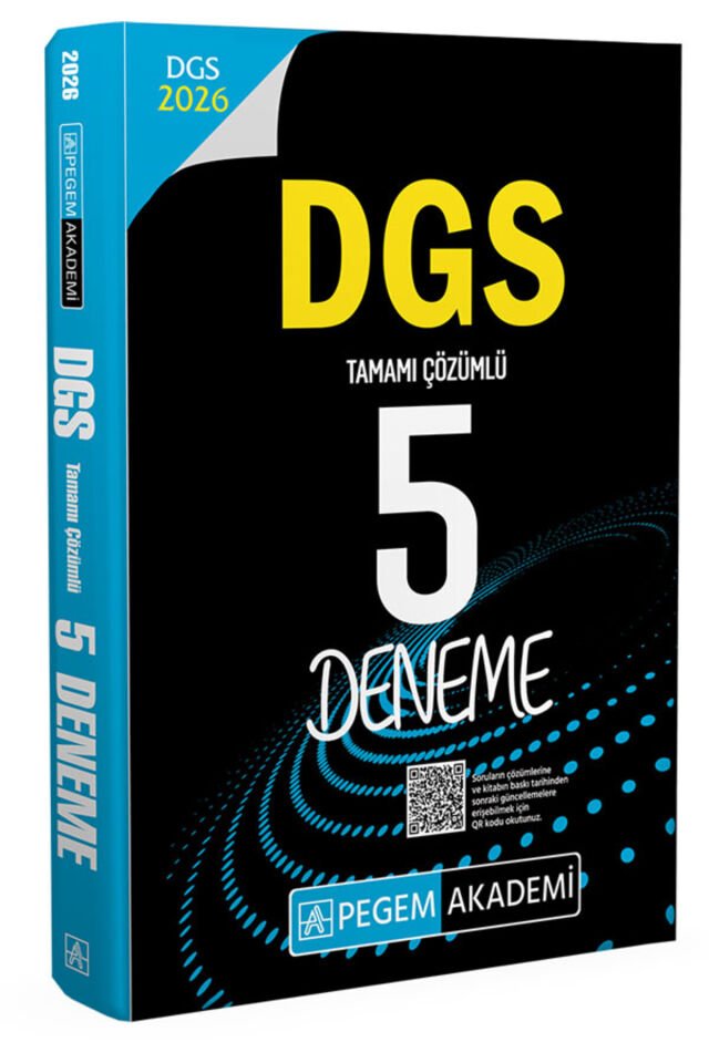 Pegem DGS 5 Deneme  Tamamı Çözümlü