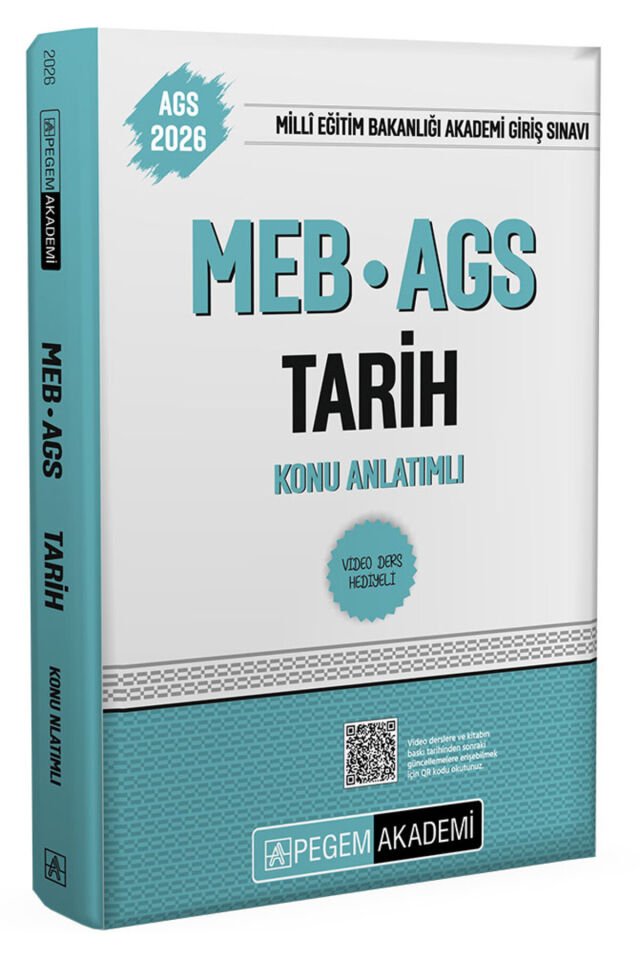 Pegem MEB AGS Konu Anlatımlı Tarih