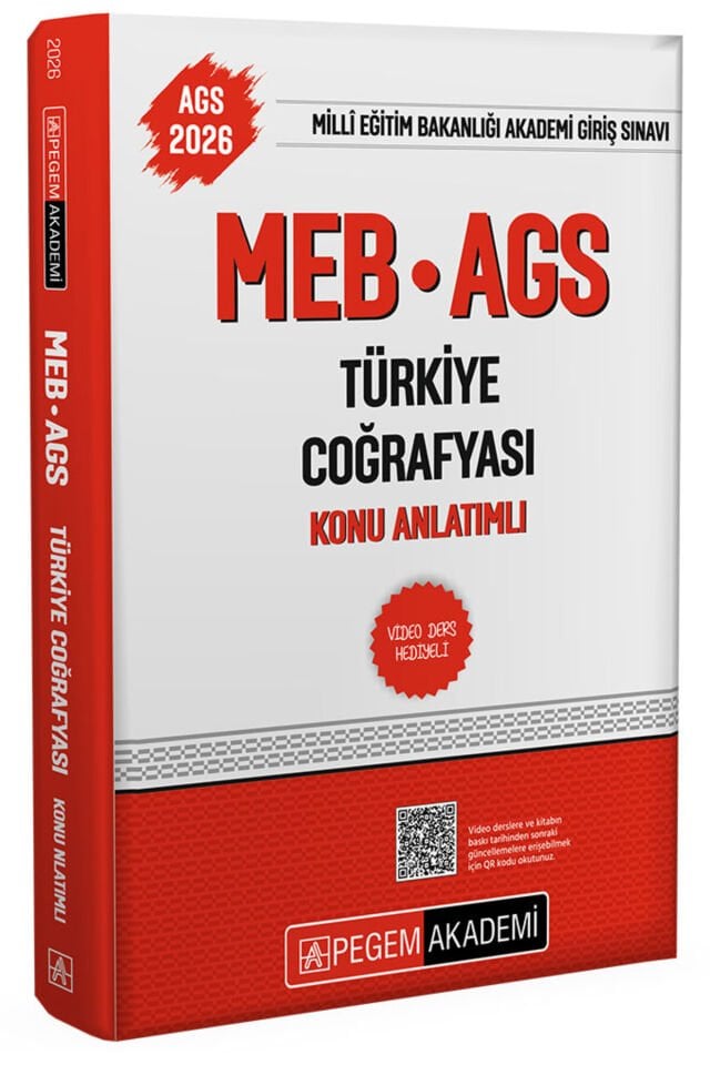 Pegem MEB AGS Konu Anlatımlı Türkiye Coğrafyası