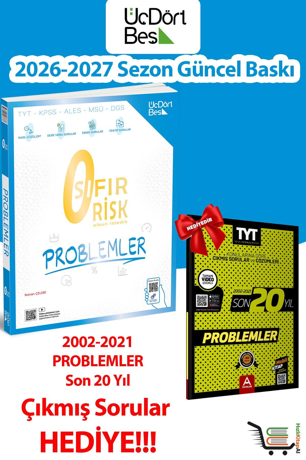 Problemler Sıfır Risk Son 20 yıl Problemler Çıkmış Sorular Hediyeli!