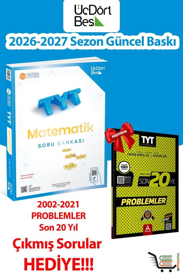 TYT Matematik Soru Bankası Problemler Çıkmış Sorular HEDİYE!