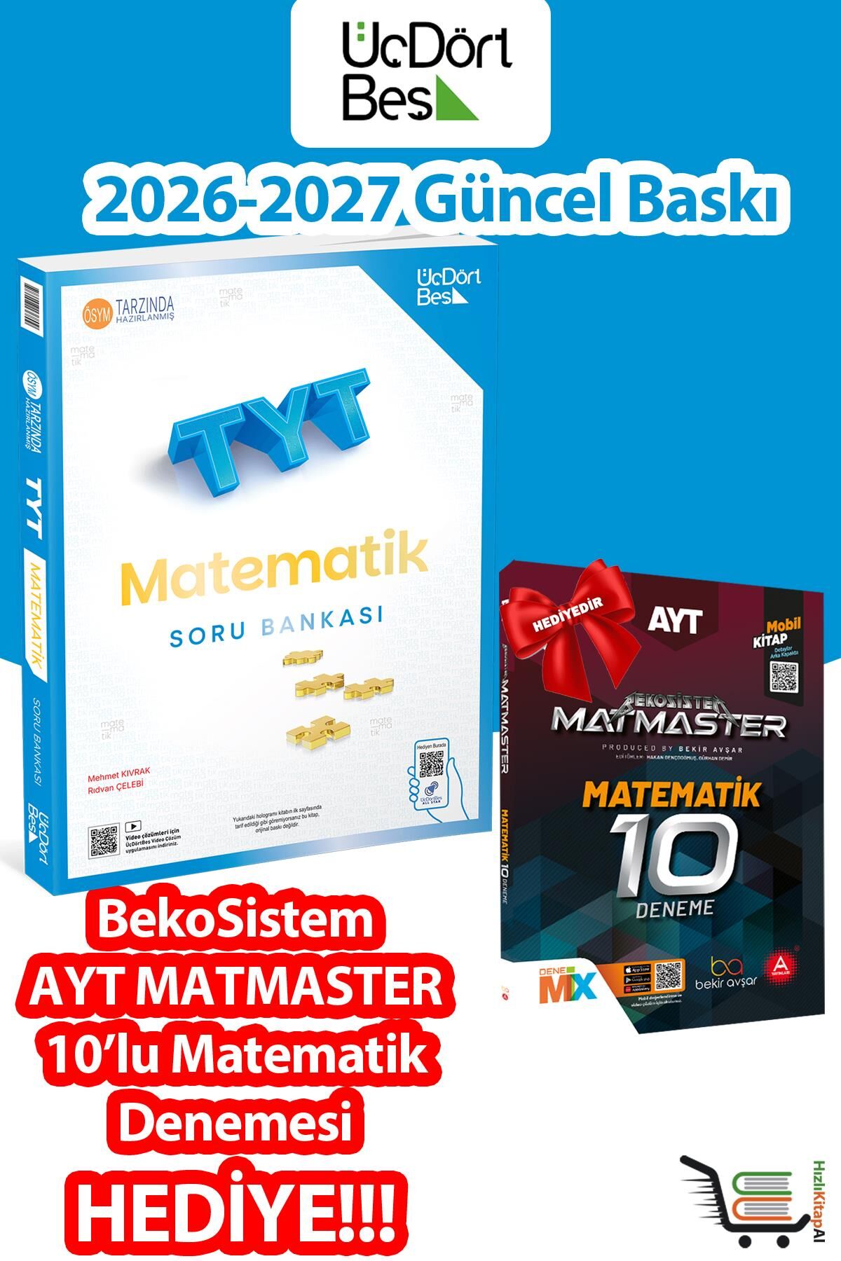 TYT Matematik Soru Bankası AYT Matematik 10'lu Deneme HEDİYE!