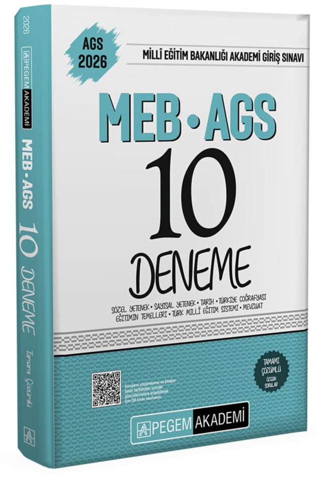 Pegem MEB AGS 10 Deneme Tamamı Çözümlü