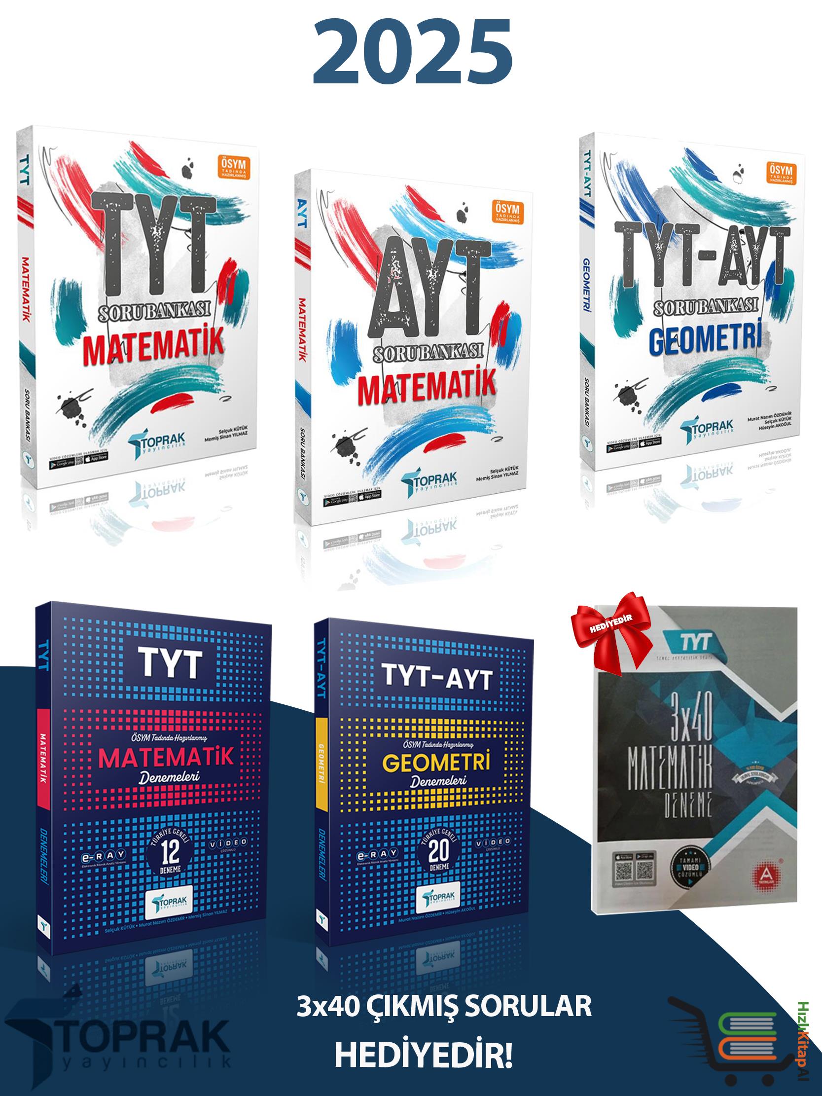 2025 Tyt-Ayt Matematik ve Geometri Soru Bankası & Deneme Seti