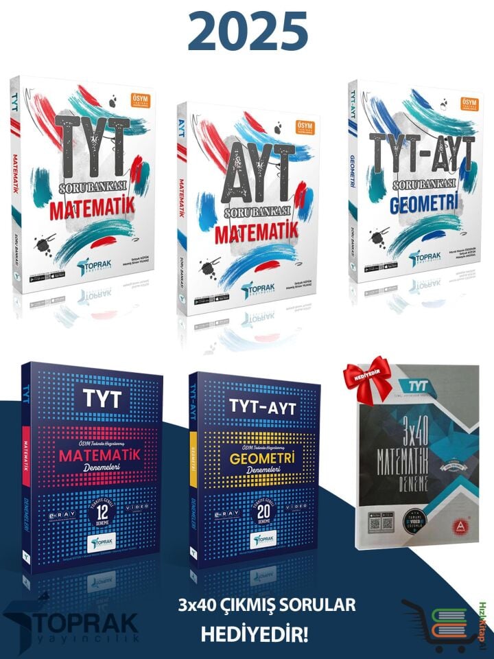 2025 Tyt-Ayt Matematik ve Geometri Soru Bankası & Deneme Seti
