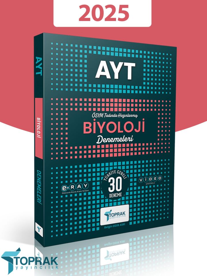 Toprak 2025 Model AYT Biyoloji 30'lu Deneme
