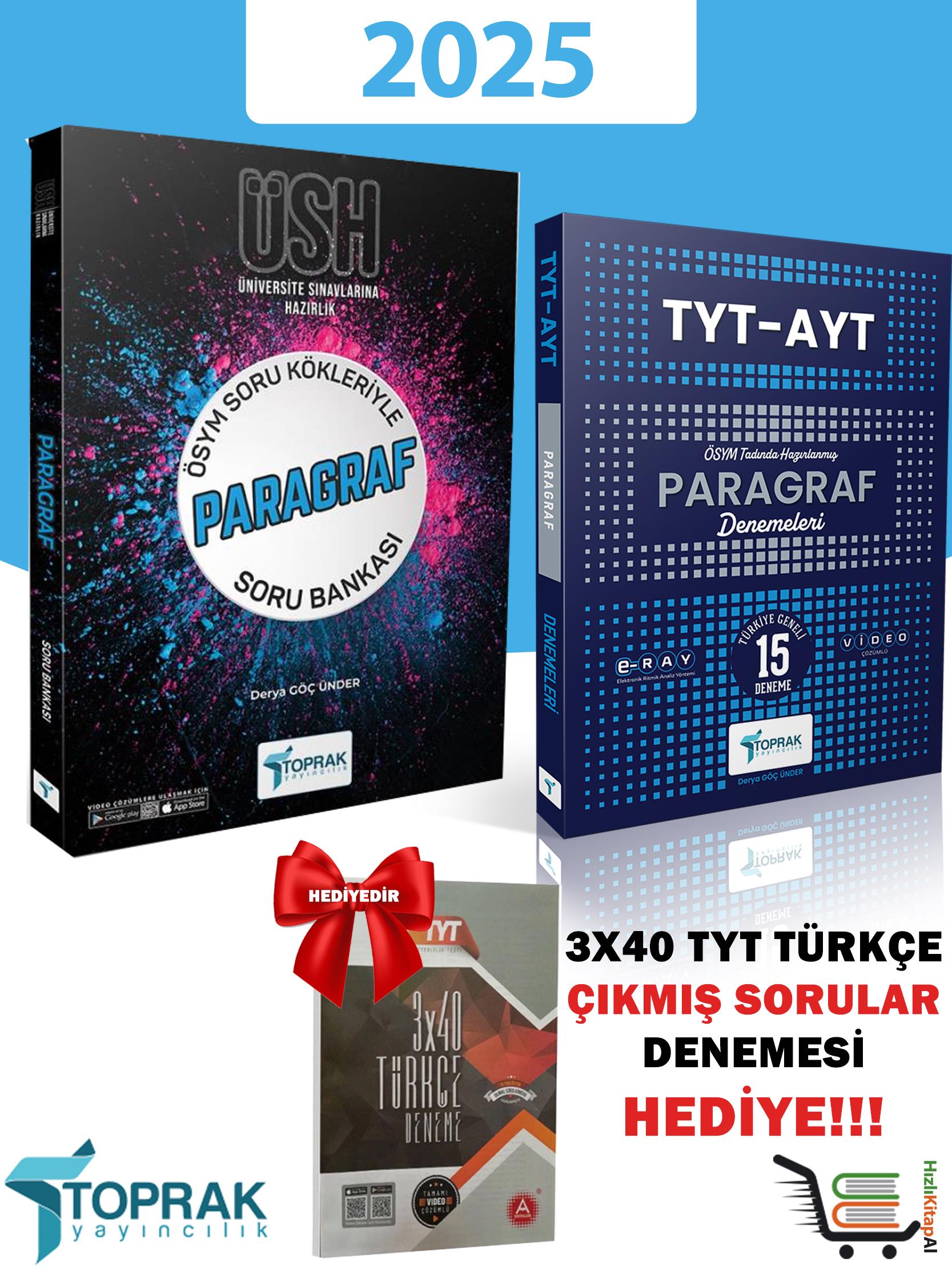 2025 Tyt-Ayt Paragraf Seti Hediyeli!