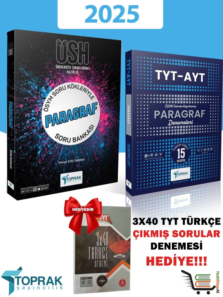 2025 Tyt-Ayt Paragraf Seti Hediyeli!