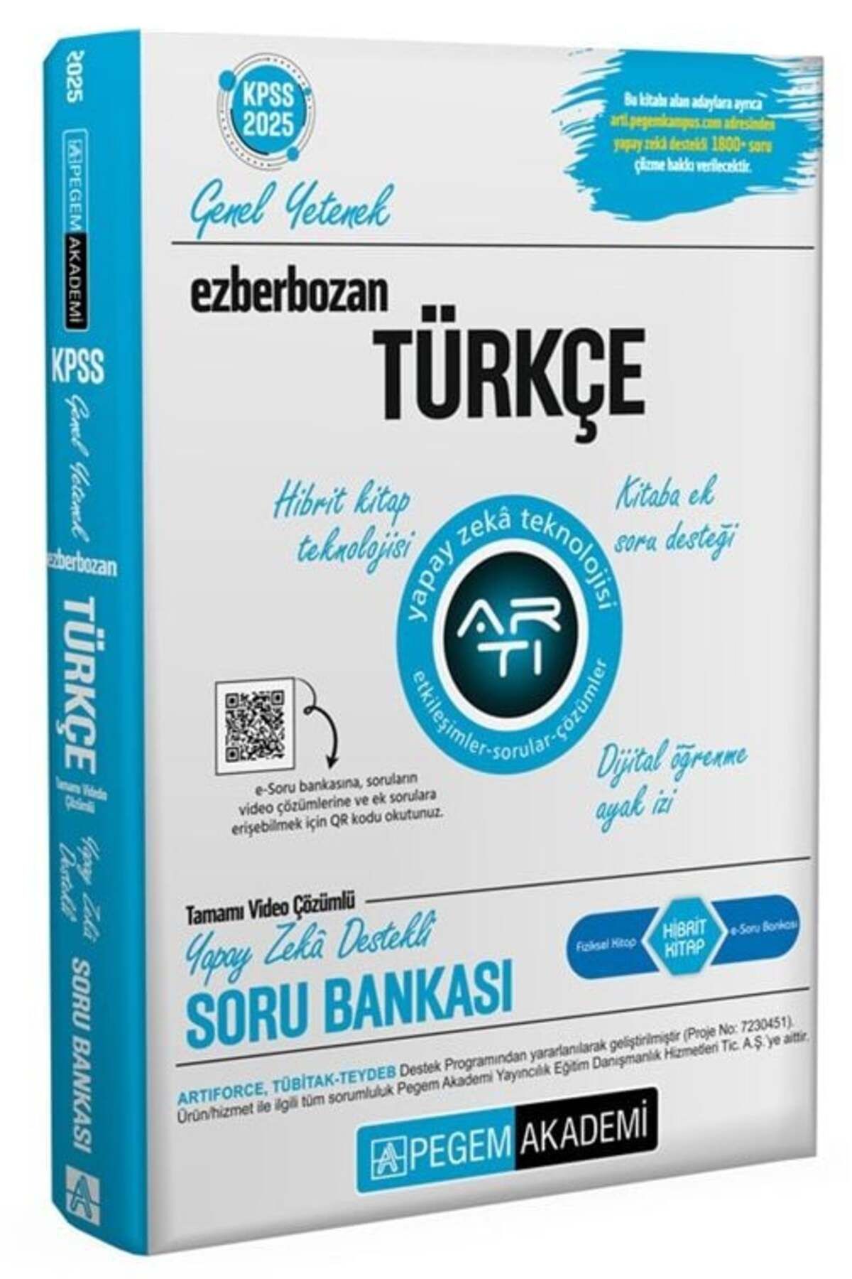 Pegem Türkçe KPSS GK-GY Ezberbozan Soru Bankası