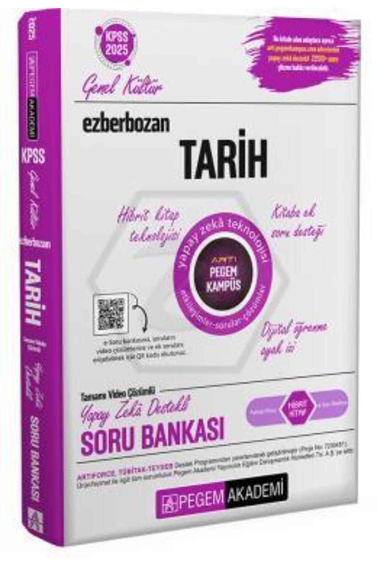 Pegem Tarih KPSS GK-GY Ezberbozan Soru Bankası