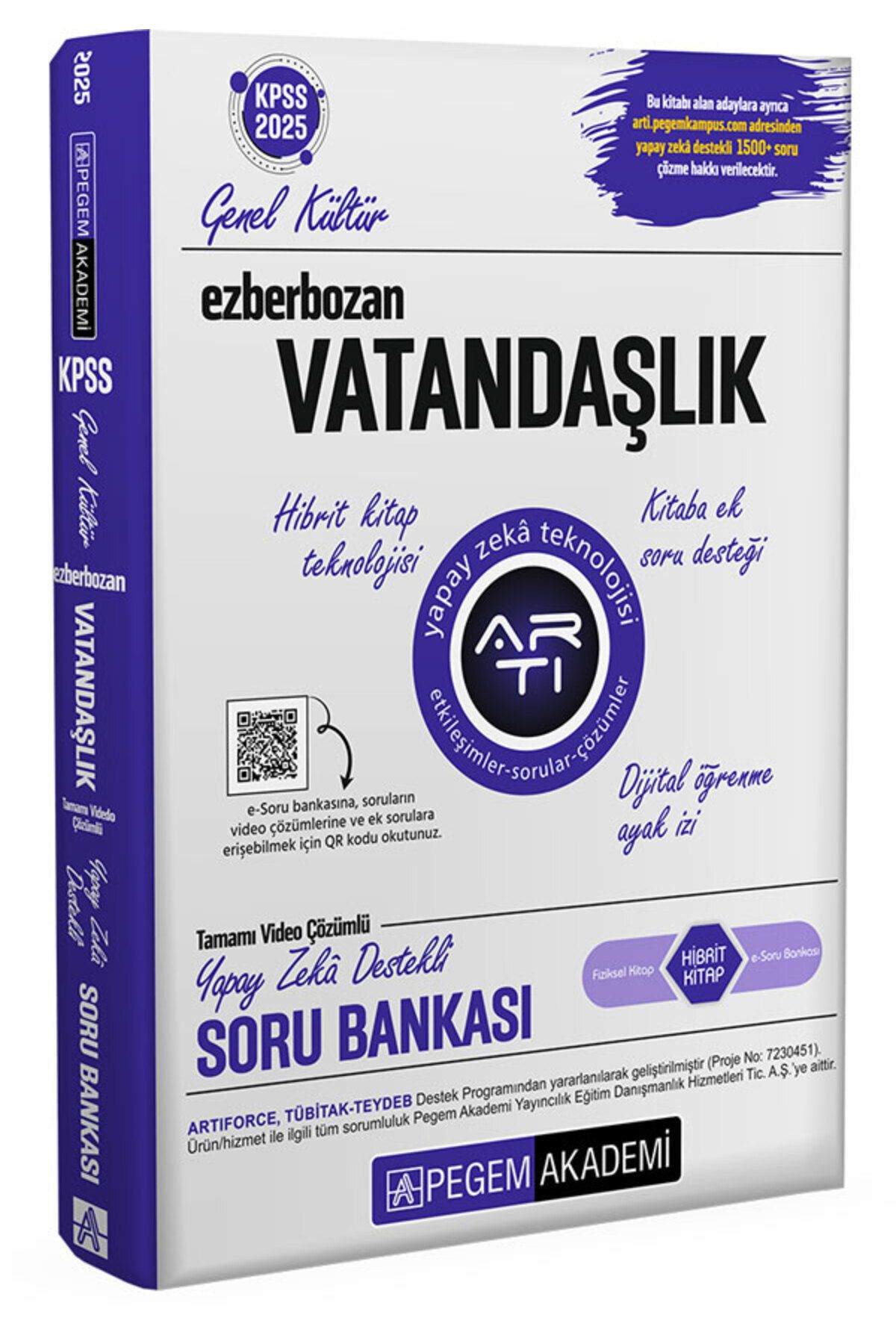 Pegem Vatandaşlık KPSS GK-GY Ezberbozan Soru Bankası