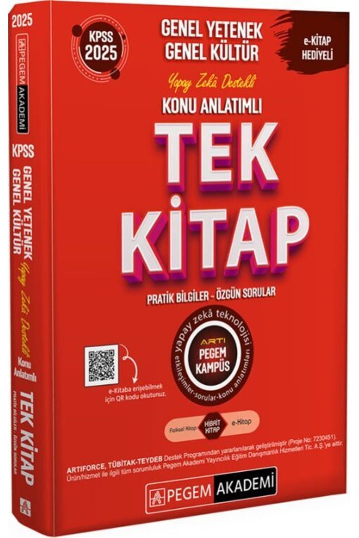 Pegem KPSS Konu Anlatımlı Tek Kitap Genel Kültür Genel Yetenek