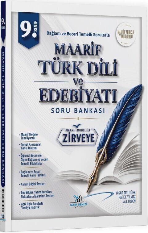 Yayın Denizi 9. Sınıf Edebiyet Maarif İlk Aşama Soru Bankası