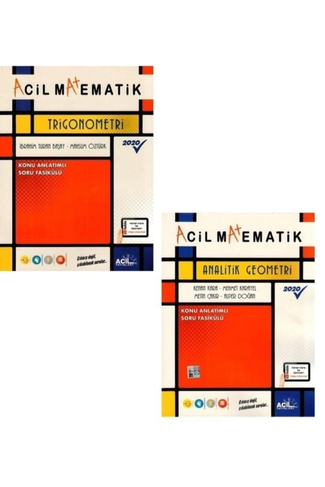 Acil Yayınları Acil Matematik Trigonometri + Analitik Geometri Fasikül Seti 2 Kitap