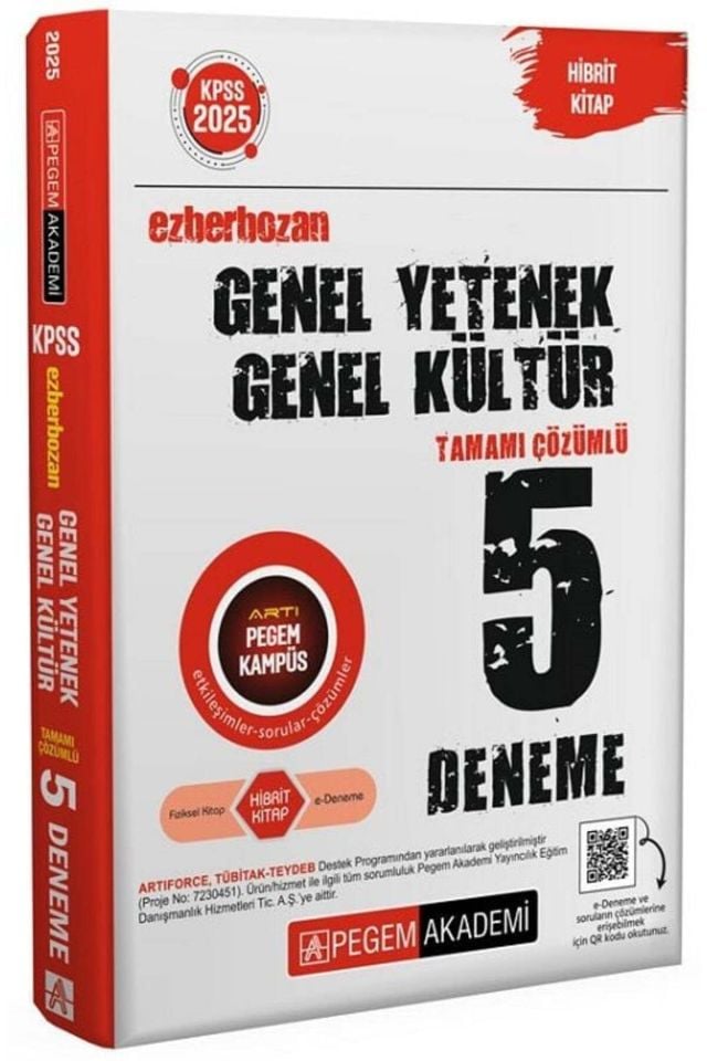 Pegem KPSS Ezberbozan 5 Deneme