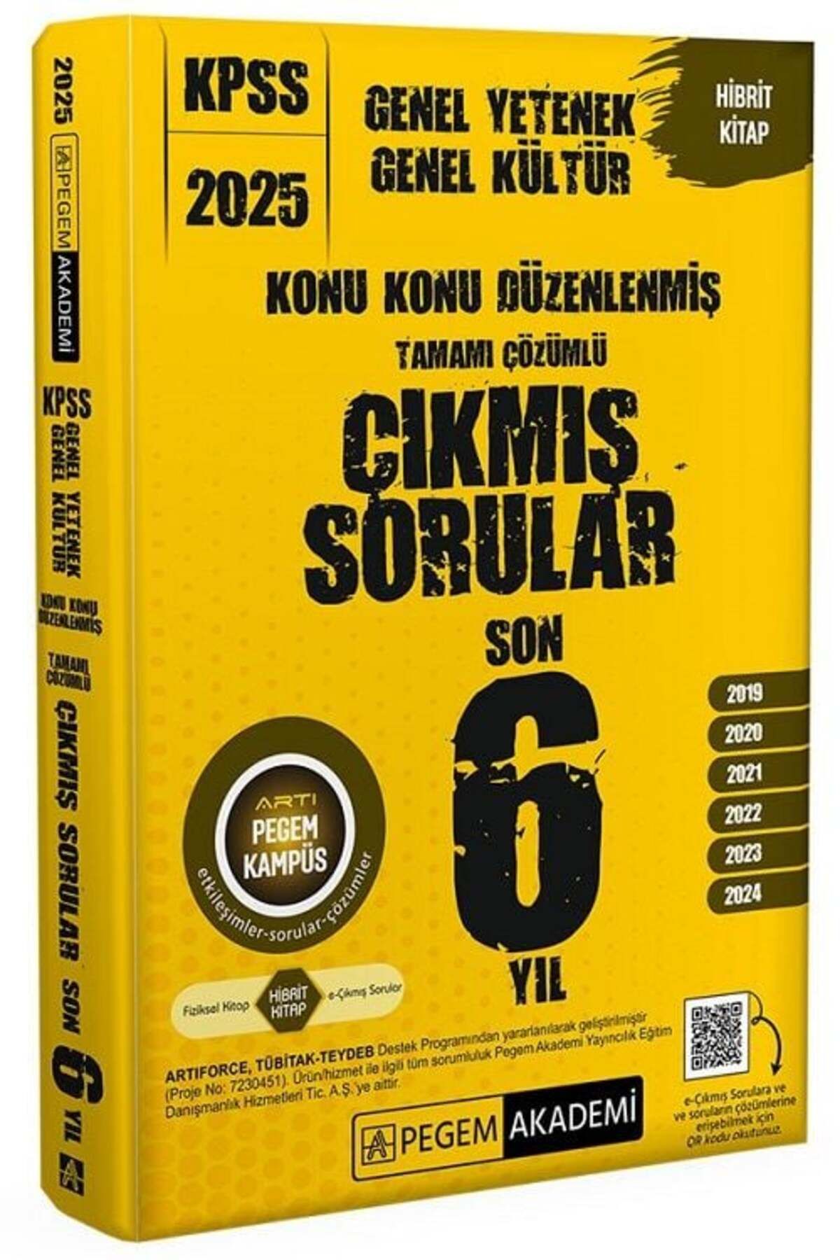 Pegem KPSS Konu Konu Çıkmış Sorular Son 6 Sınav