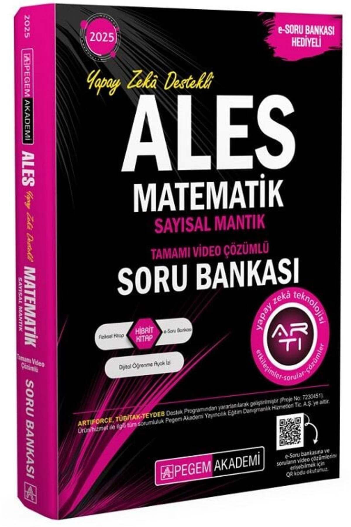 Pegem ALES Matematik Sayısal Mantık Tamamı Video Çözümlü Soru Bankası