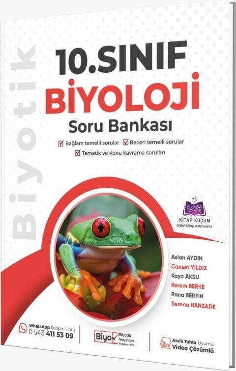 Biyotik 10. Sınıf Soru Bankası Biyoloji
