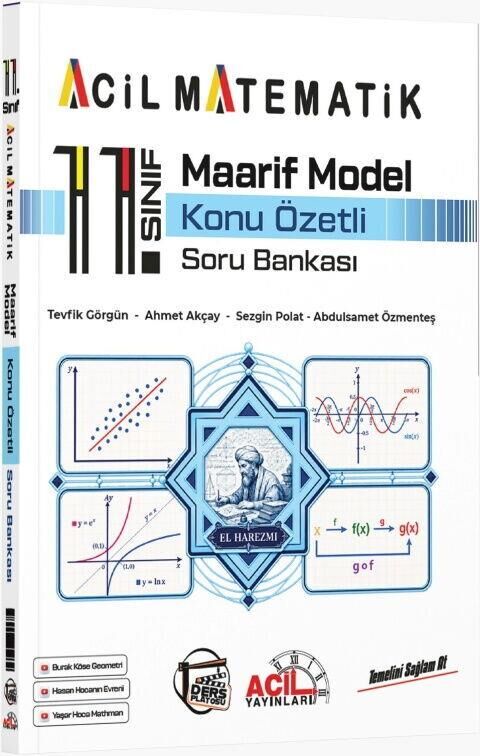 Acil 11. Sınıf  Matematik Maarif Kkonu Anlatımlı Soru Bankası