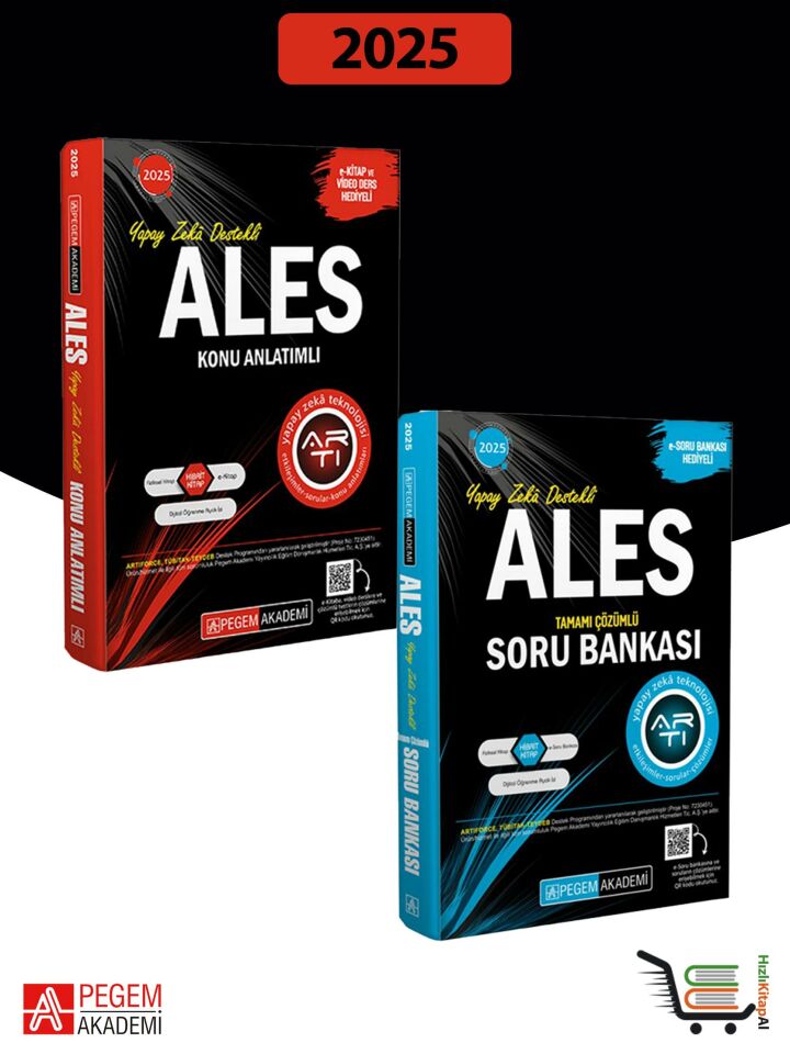 Pegem Akademi 2025 Ales Konu Anlatımlı - Ales Tamamı Çözümlü Soru Bankası (2.Kitap)