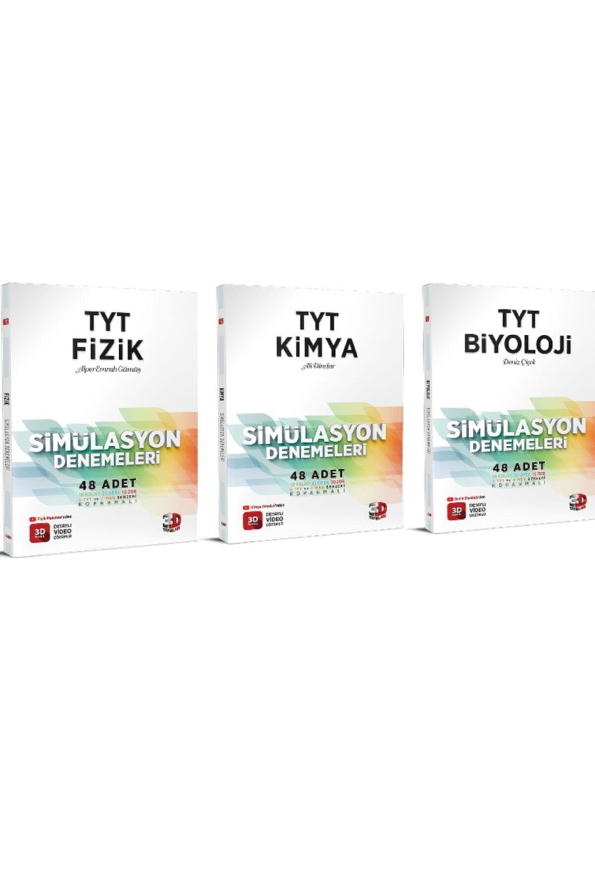 3d Tyt Fizik Kimya Biyoloji Simülasyon Deneme Seti