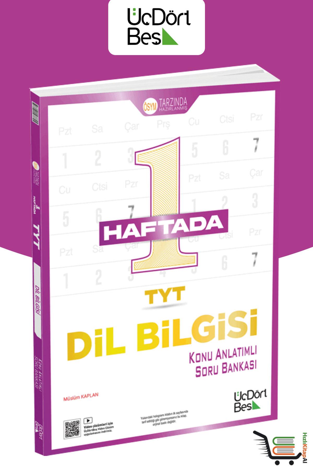 345-1 (Bir) Haftada TYT Dilbilgisi Konu Anl.Soru Bankası