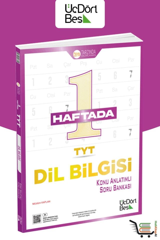 345-1 (Bir) Haftada TYT Dilbilgisi Konu Anl.Soru Bankası