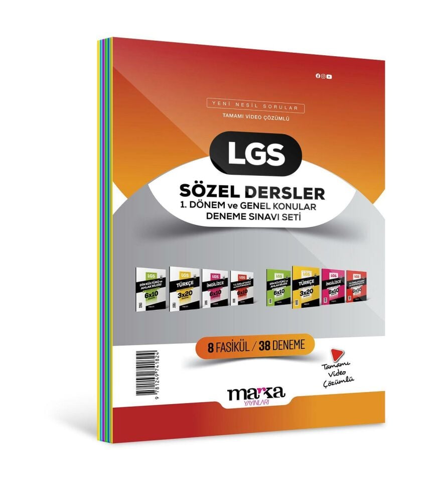 Marka Lgs Sözel Dersler 1.Dönem Ve Genel 8 Fasikül