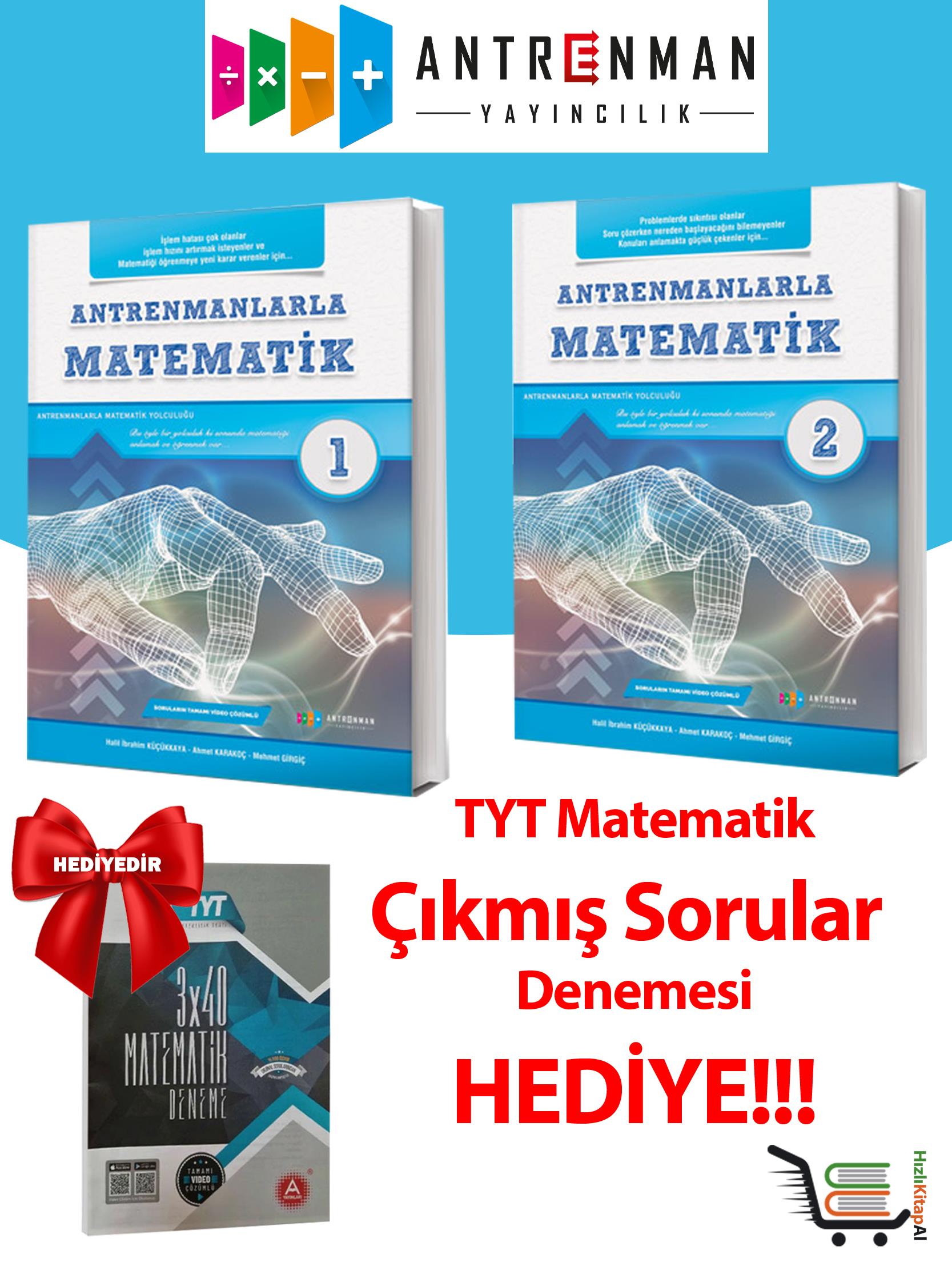 Matematik 1 ve 2 Soru Bankası Hediyeli!