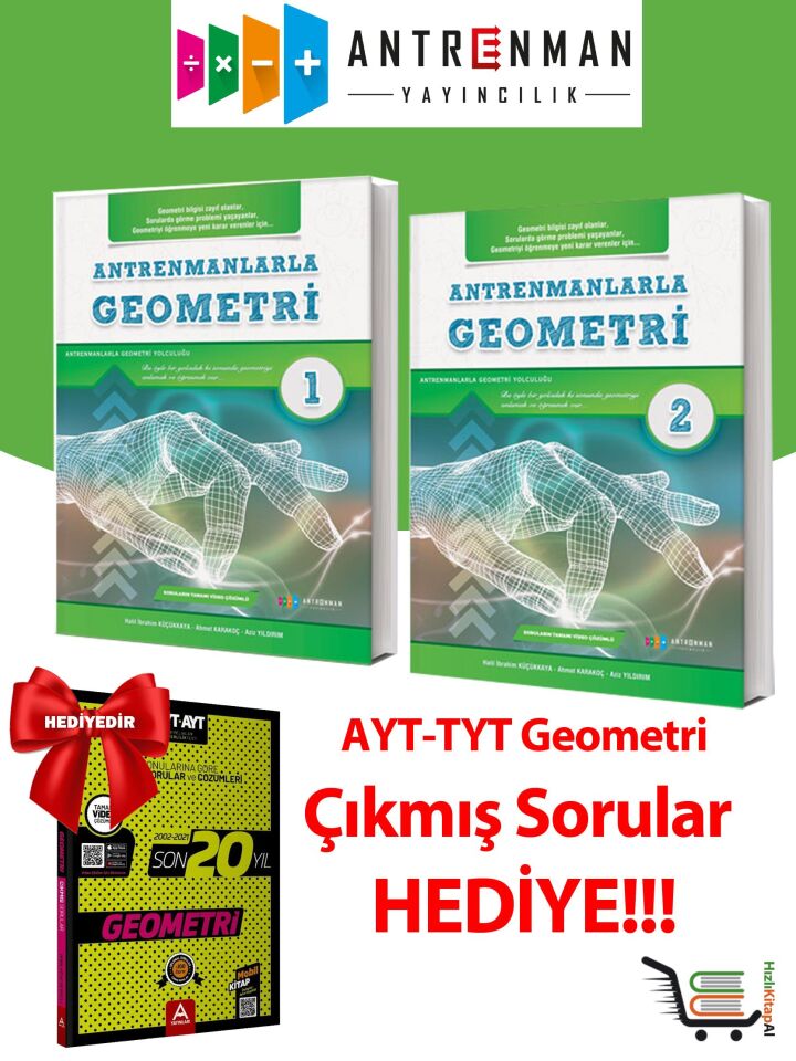 Geometri 1 ve 2 Soru Bankası seti Çıkmış Sorular Hediyeli