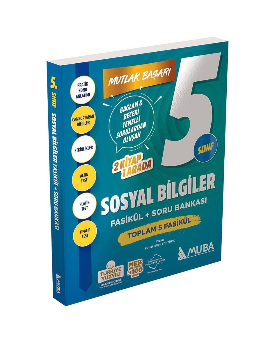Muba MB 5.Sınıf Sosyal Bilgiler Fasikül + Soru Bankası