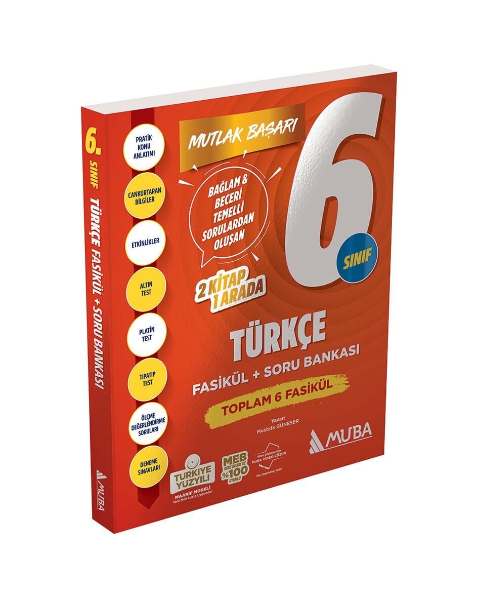 Muba MB 6.Sınıf Türkçe Fasikül + Soru Bankası