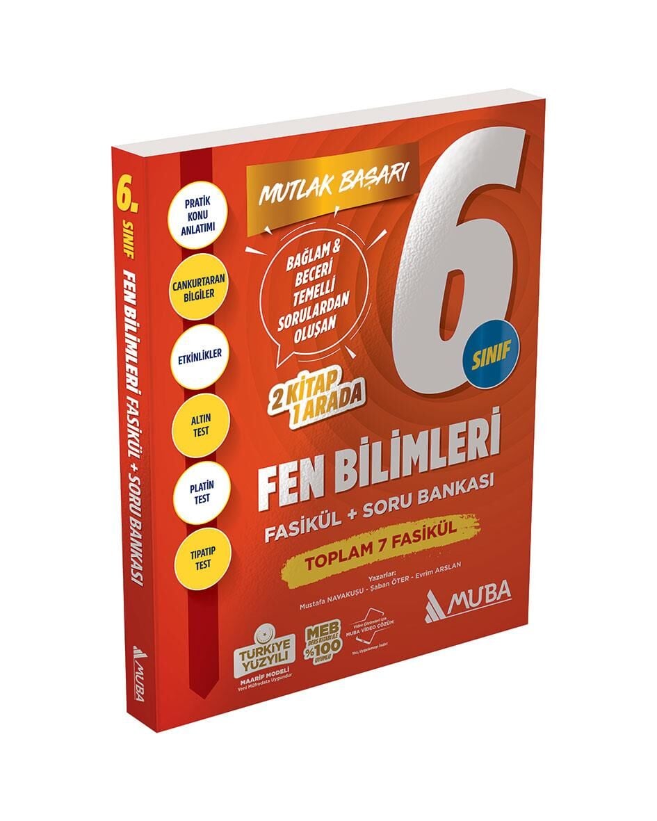 Muba MB 6.Sınıf Fen Bilimleri Fasikül + Soru Bankası