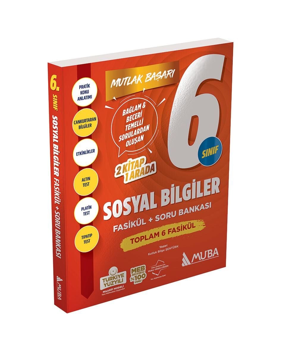 Muba MB 6.Sınıf Sosyal Bilgiler Fasikül + Soru Bankası