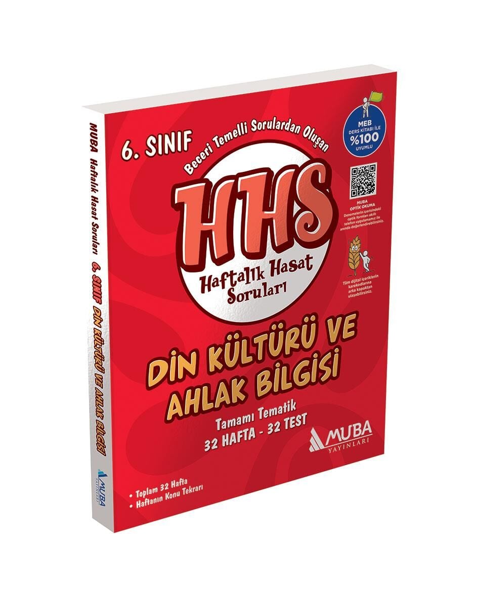 Muba 6.Sınıf Din Kültürü Haftalık Hasat Soruları (HHS)