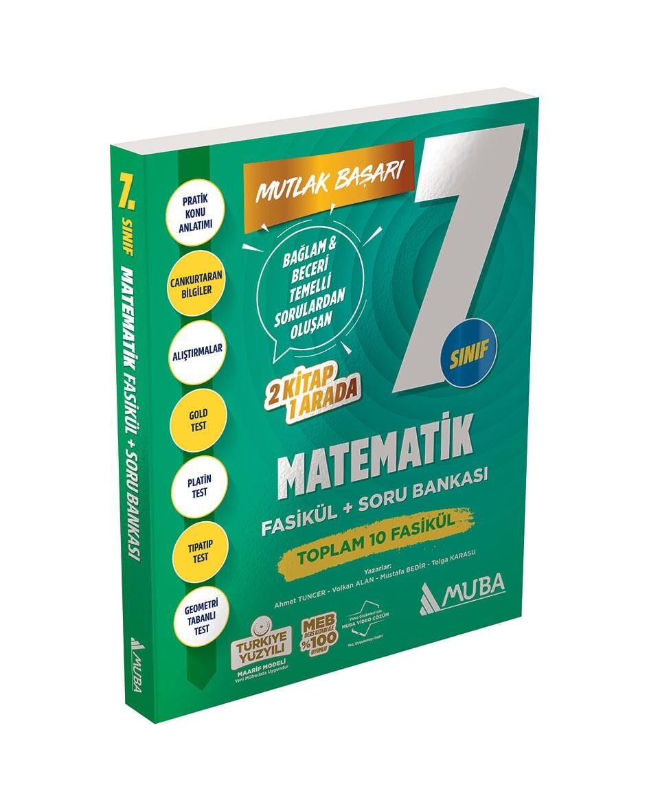 Muba MB 7.Sınıf Matematik Fasikül+Soru Bankası
